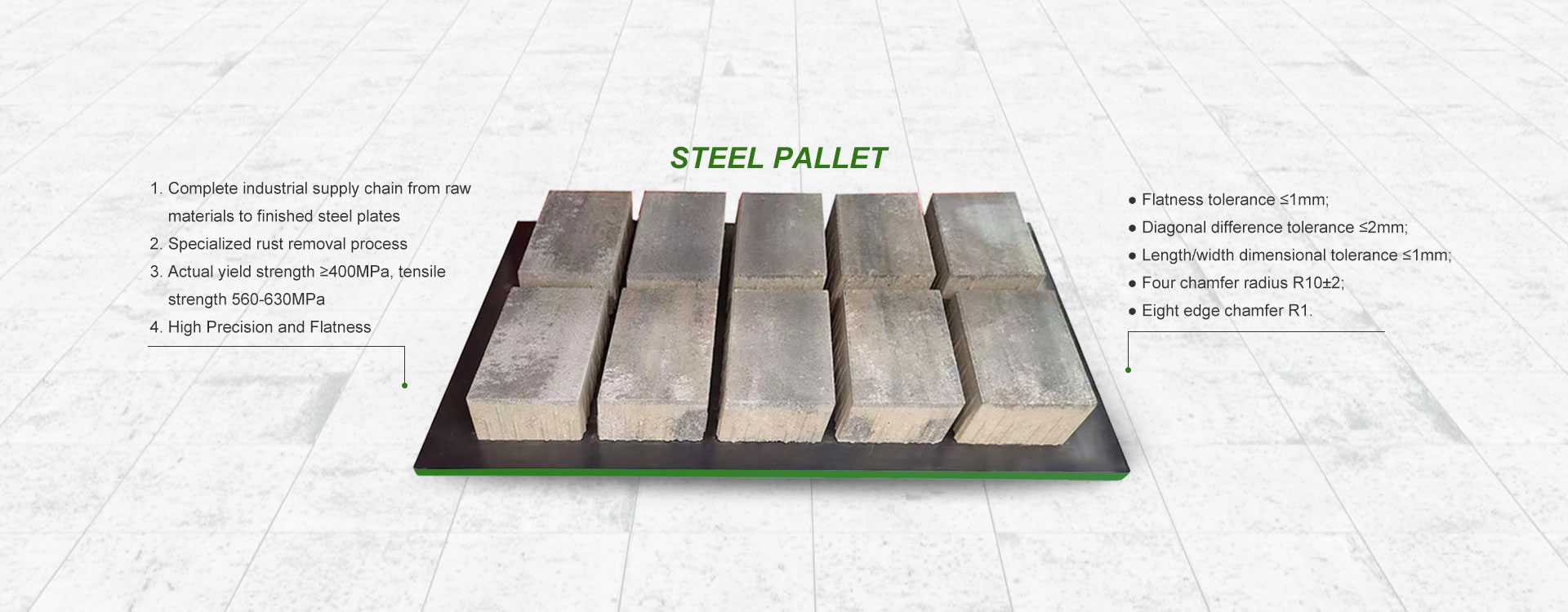 Kina Cement Brick Pall Leverantör