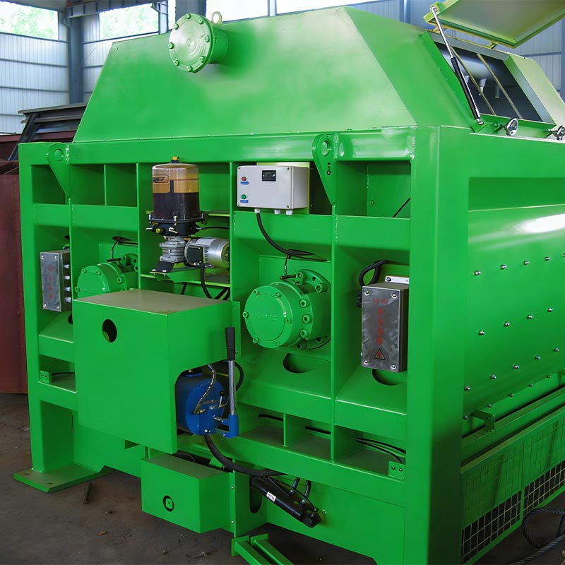 Twin Shaft Cement Betongblandare